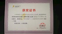 2020江西省职业院校技能大赛教学能力比赛中获二等奖